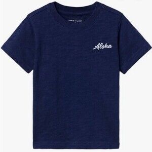 NWT- Janie and Jack Navy Blue Aloha Tee